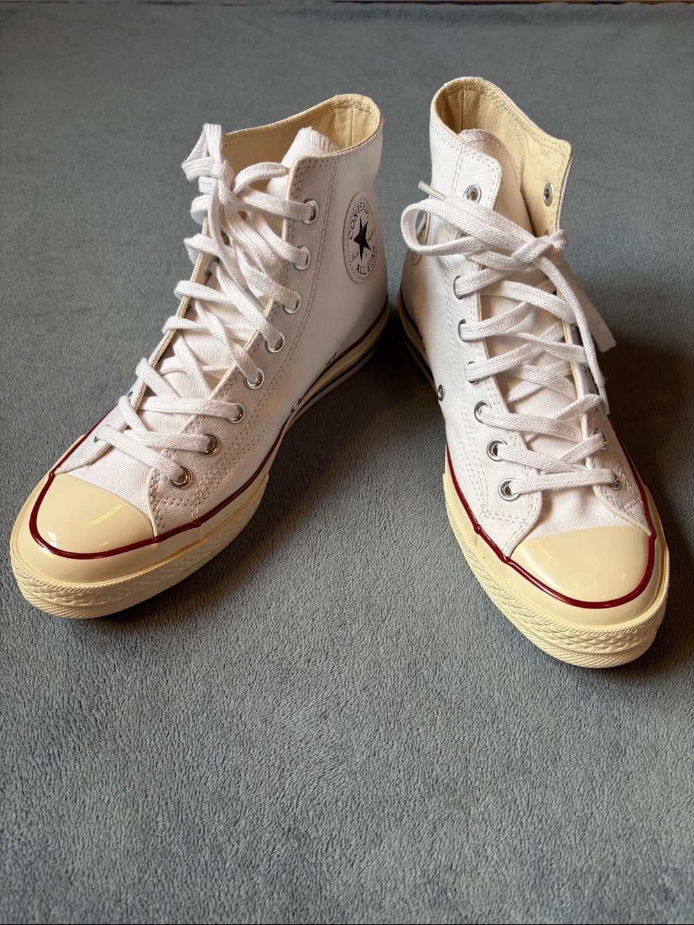 Converse White High-Top Sneakers Chuck 70 Men’s 7.5/Women’s 9.5 - Picture 1 of 5